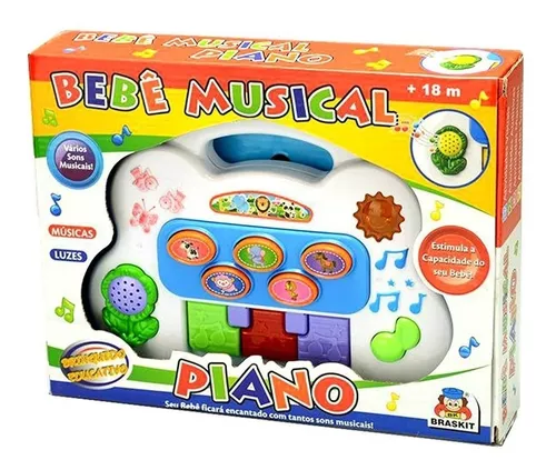 Piano Infantil Musical Para Crianças E Bebês Sons De Animais