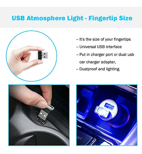 Mini Kit De Luces Led Para Ambiente Buknikis, Usb, Para Coch