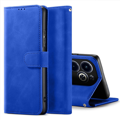 For Infinix Hot 40i Wallet Case Magnetic Clasp Card Case