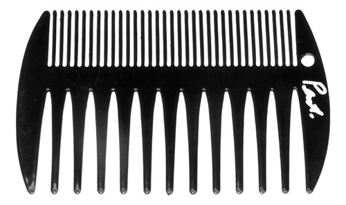 Pente De Bolso E Carteira Portátil Em Inox - Barba, Cabelo