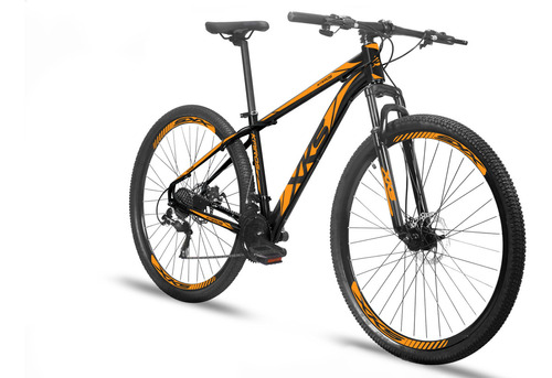 Bicicleta Xks Aro 29 Quadro Aluminio Freio Adisco 24 Marchas Cor Preto Com Laranja Tamanho Do Quadro 17