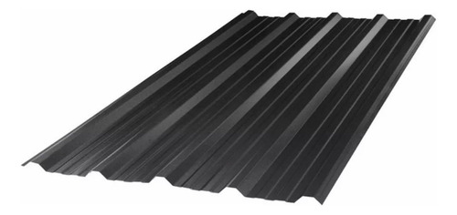 Chapa Trapezoidal Prepintada Color Negro - Por 4 Metros!!