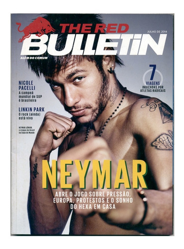Neymar Jr - Revista Redbull Exclusiva Br Futebol  Lp