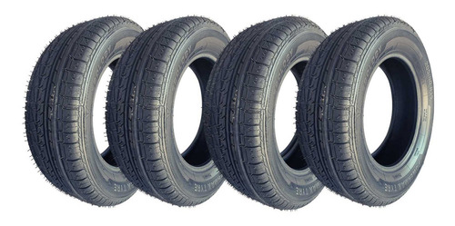 Kit 4 Pneu 205/60/15 Remold Com Borracha Vipal E Garantia