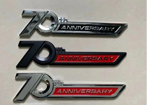 Emblema 70 Aniversario Toyota Prado Roraima Lc 200 Lc300 