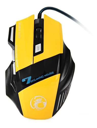 Mouse para jogo Estone  Gamer X7 X7 yellow