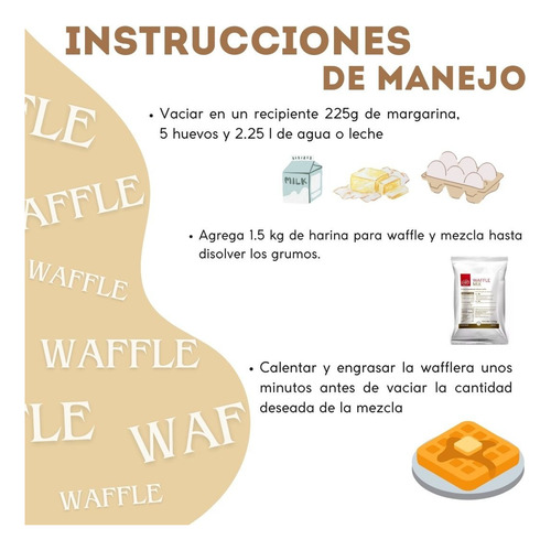 Harina Para Waffles - Wafflemix-