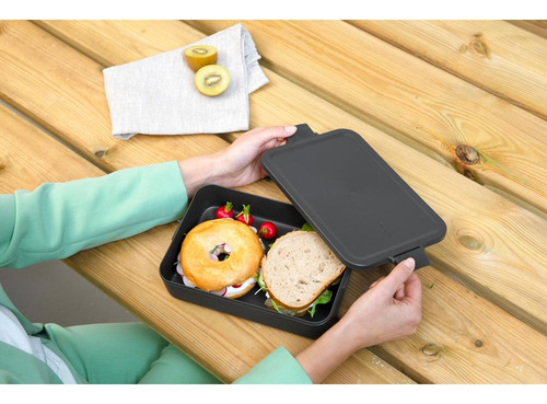 Contenedor Para Almuerzo Make & Take Grande Dark Grey