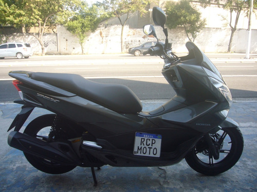 Imagem 6 de 10 de Honda Pcx 150 Cinza Ano 2017 Nova Unico Dono Troca Financia