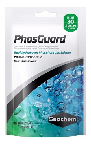 Phosguard 100ml Seachem Filtro Acuario Pecera Peces