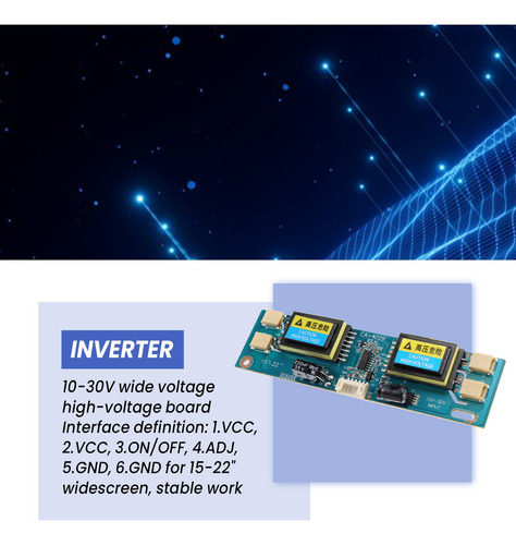 Monitor Lcd Universal Ccfl Inverter Para Portátil, 4 Lámpara