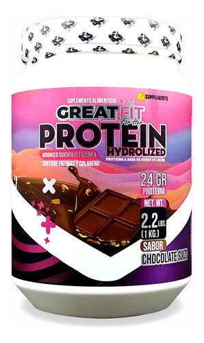 Greatfit For Her Proteina Hidrolizada 1 Kg Chocolate 43 Supp