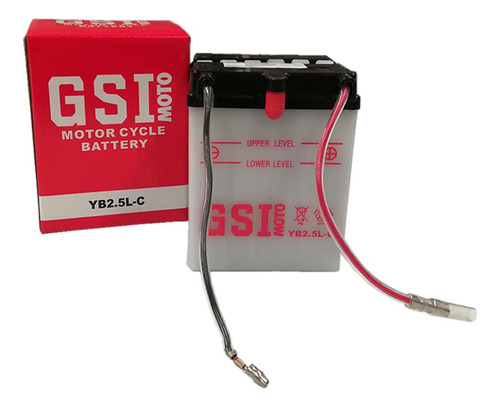 Bateria Motocicleta Sin Acido Gsi Moto (yb2.5l C)