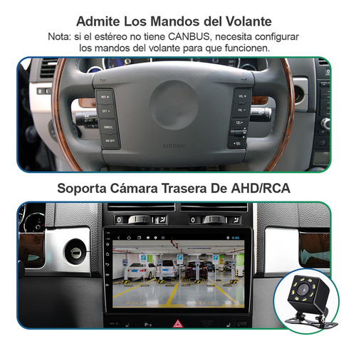 Estéreo Carplay Cámara For Vw Volkswagen Touareg 2004-2010