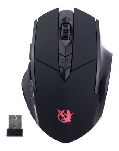 Mouse Recargable Gamer Inalámbrico 1600 Dpi  Rgb  X-lizzard 