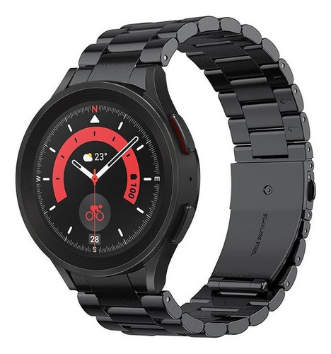Correa Acero Compatible Con Apple Watch Series 7 Se 6 5 4 3 Color negro42-44-45mm