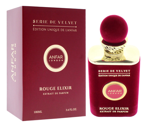 Perfume Anfar Velvet Rouge Extrait De Parfum 100 Ml Para Muj