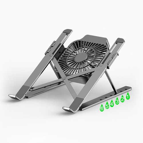 Imagen 3 de 5 de Soporte Para Portátil Laptops Tablets 100% Aluminio