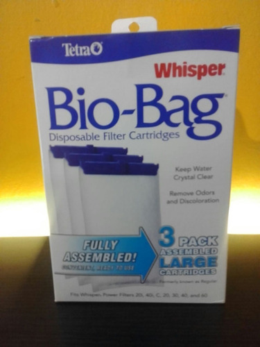 Repuesto Cartucho Para Filtro Tetra Whisper 20i 40i X 3u