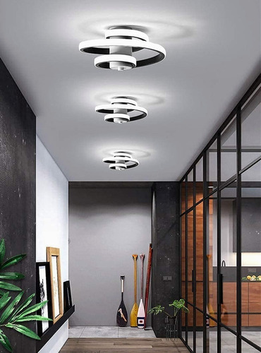 Zx Lámpara De Techo Led Moderna 18w Luz Blanca