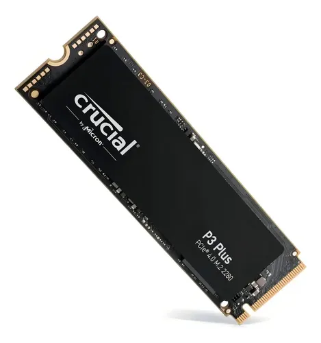 Crucial P3 Plus 500GB M.2 NVMe【健康状態100%】 Ssd Crucial P3 Plus 500gb Nvme M.2 2280 - Ct500p3pssd8 Cor Preto