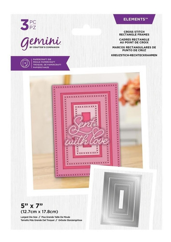 Scrapbooking Troqueles Gemini Marcos Cross Stitch  Frames