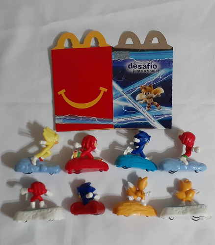 Coleccion Completa 8 Personajes Sonic 2 Mc Donalds 2022 (Usado)