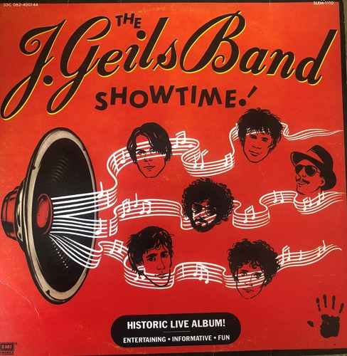 The J. Geils Band Showtime Lp (Usado)