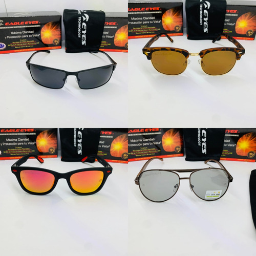 Promoción Lente Polarizado 4 Lentes Caja Y Accesorios 