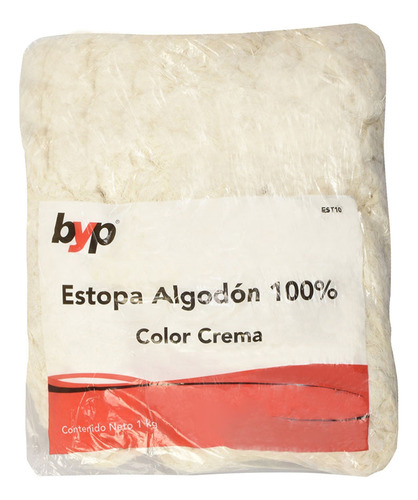 Estopa De Algodón Byp Crema 1 Kg