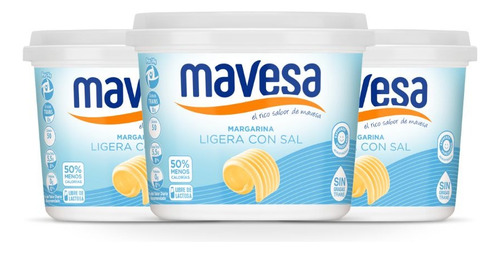 Margarina Mavesa Ligera 500g Pack De 3 Und