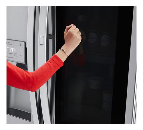 Nevera Congelador LG 3 Puertas Instaview Con Dispensador 28p