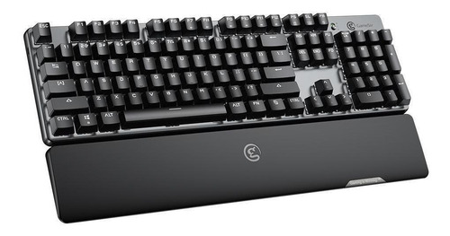 Imagen 1 de 3 de Teclado gamer bluetooth GameSir GK300 QWERTY GameSir TTC Blue inglés US color space gray con luz blanca