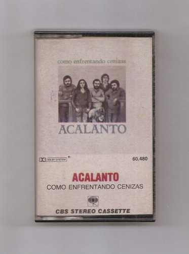 Acalanto Como Enfrentando Cenizas Cassette Usado