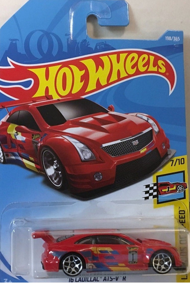 Hot Wheels '16 Cadillac ATS-V R Red Legends of Speed 7/10 Die Cast 