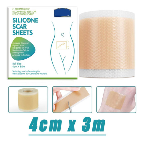 Cinta De Silicona Para Eliminar Cicatrices (rollo De 4cm X