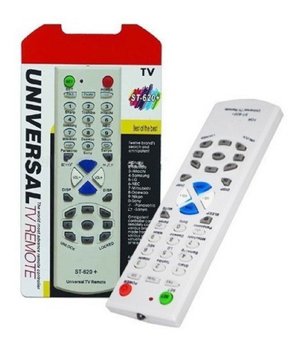 Imagen 1 de 2 de Control Remoto Universal Tv Samsung Sony LG Jvc Panavox Lcd
