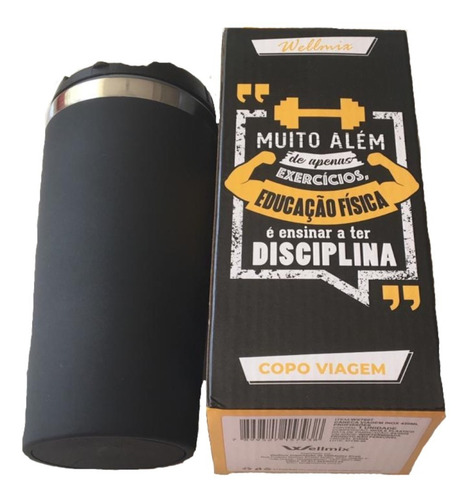 Imagem 2 de 3 de Copo Térmico Profissões Café Chá Capuccino Ed.física 450ml