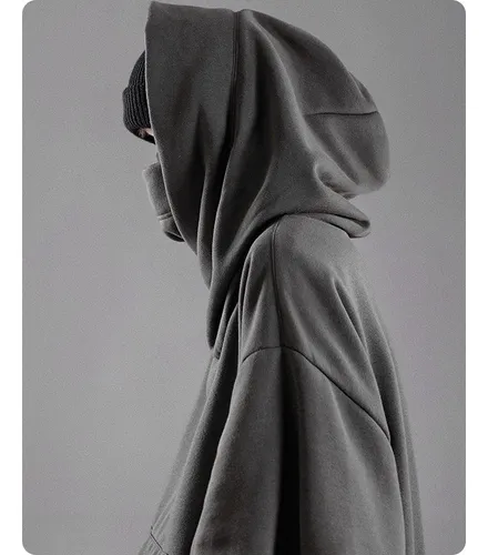 B Emo Alt Techwear - Sudadera Con Capucha Y Cuello Alto Para