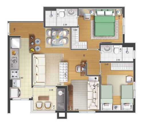 Imagem 21 de 21 de Apartamento À Venda No Bairro Santa Paula - São Caetano Do Sul/sp - O-4051-10950