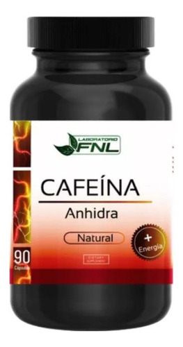 Cafeina Anhidra 90 Cap Fnl Energía Natural