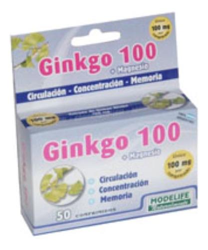 Ginkgo100 + Magnesio Modelifex30comp Memoria/ Concentracion