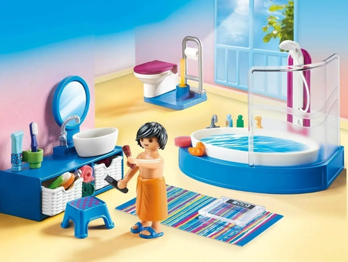 Playmobil Dollhouse Baño 51 Piezas Sharif Express 70211