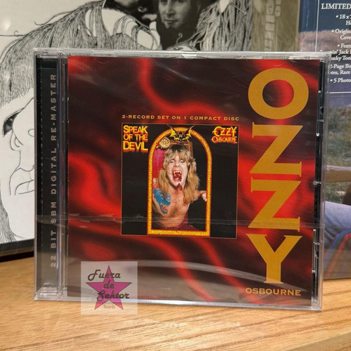 Cd Ozzy Osbourne Speak Of The Devil Eu Import. Remasterizado