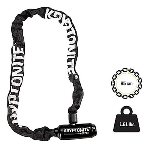 Lock De La Cadena De Bicicletas 585 Kryptonite Keeper, De De
