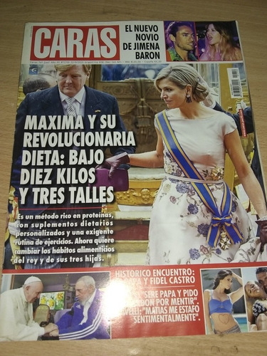 Revista Caras Máxima Baron Fidel Castro Darin  22 09 2015