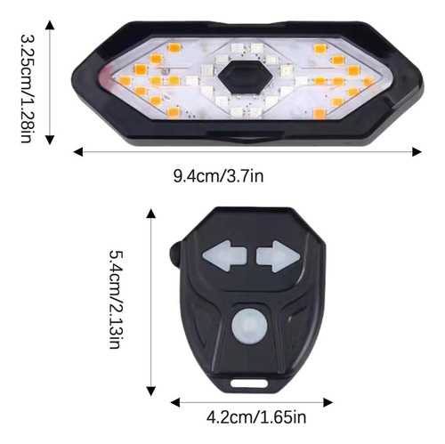 Luz Trasera Para Bicicleta Luz Trasera Con Control Remoto In