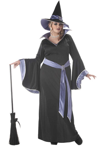 Disfraz De Bruja Para Mujer Talla: 2x Halloween