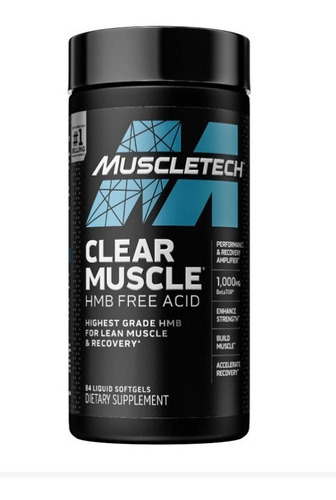 Clear Muscle Muscletech - 84 Caps - Usa