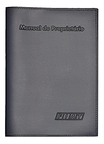 Imagem 1 de 2 de Capa Porta Manual Proprietário Fiat Couro Eco